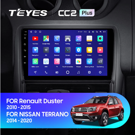 Штатная магнитола Renault Duster 1 (2010-2015)/Nissan Terrano (2014-2020) Teyes CC2L Plus/CC2 Plus - фото 6812
