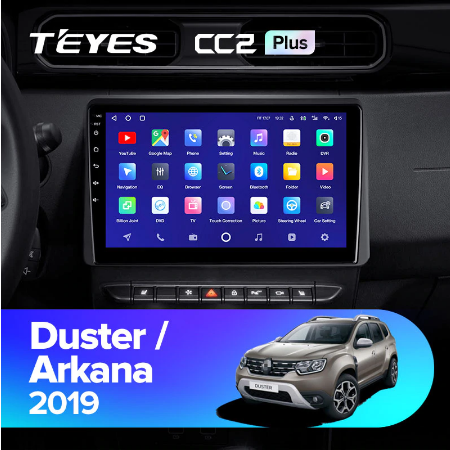 Штатная магнитола Renault Duster/Arkana 2019 Teyes CC2L Plus/CC2 Plus - фото 6824