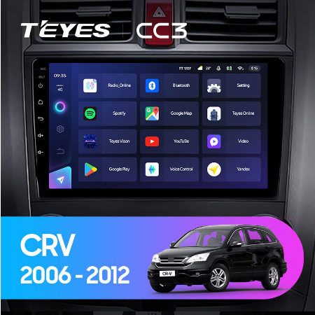 Штатная магнитола Honda CRV 3 RE (2006-2012) Teyes CC3 - фото 7111