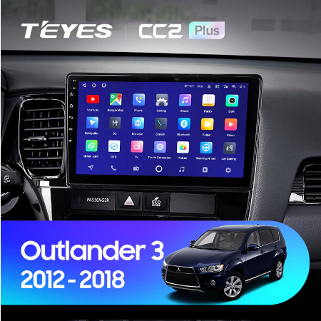 Штатная магнитола Mitsubishi Outlander 3 (2012-2018) Teyes CC2L Plus/CC2 Plus - фото 7631