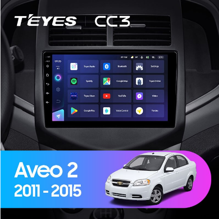 Штатная магнитола Chevrolet Aveo 2 (2011-2015) Teyes CC3 - фото 7965