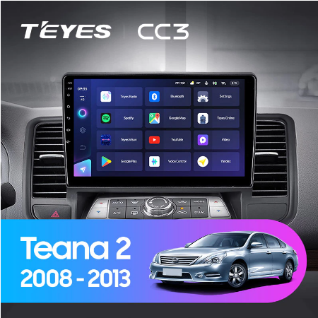Штатная магнитола Nissan Teana J32 (2008-2013) Teyes CC3 - фото 8518