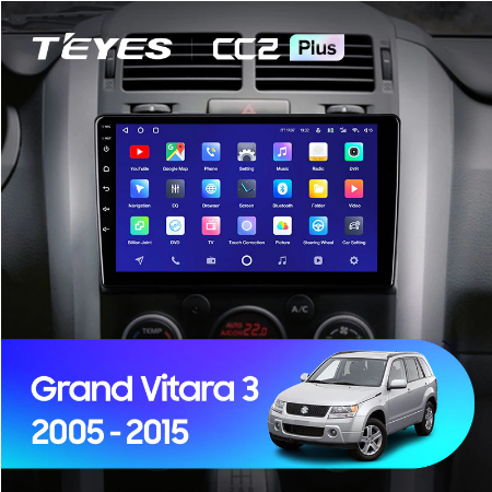 Штатная магнитола Suzuki Grand Vitara 3 (2005-2015) Teyes CC2L Plus/CC2 Plus - фото 9088