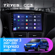 Штатная магнитола Subaru Forester 3 SH (2007-2013) / Impreza (2007-2011) Teyes CC3