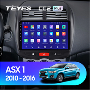 Штатная магнитола Mitsubishi ASX 1 (2010-2016) Teyes CC2L Plus/CC2 Plus