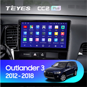 Штатная магнитола Mitsubishi Outlander 3 (2012-2018) Teyes CC2L Plus/CC2 Plus