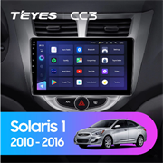 Штатная магнитола Hyundai Solaris 1 (2010-2016) Teyes CC3