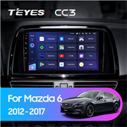 Штатная магнитола Mazda 6 Ⅲ GL GJ (2012-2017) Teyes CC3