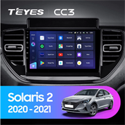 Штатная магнитола Hyundai Solaris 2 II (2020-2021) Teyes CC3