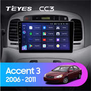 Штатная магнитола Hyundai Accent 3 (2006-2011) Teyes CC3